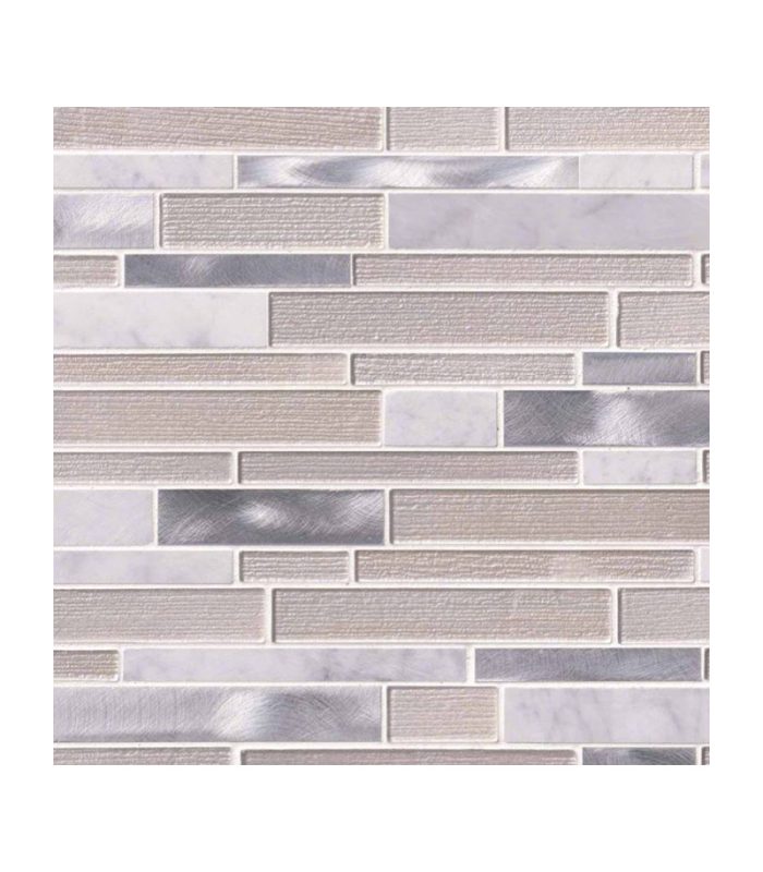 WHITE WAVE INTERLOCKING TILE – Emerald Kitch and Bath